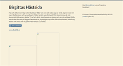 Desktop Screenshot of birgittashastsida.com